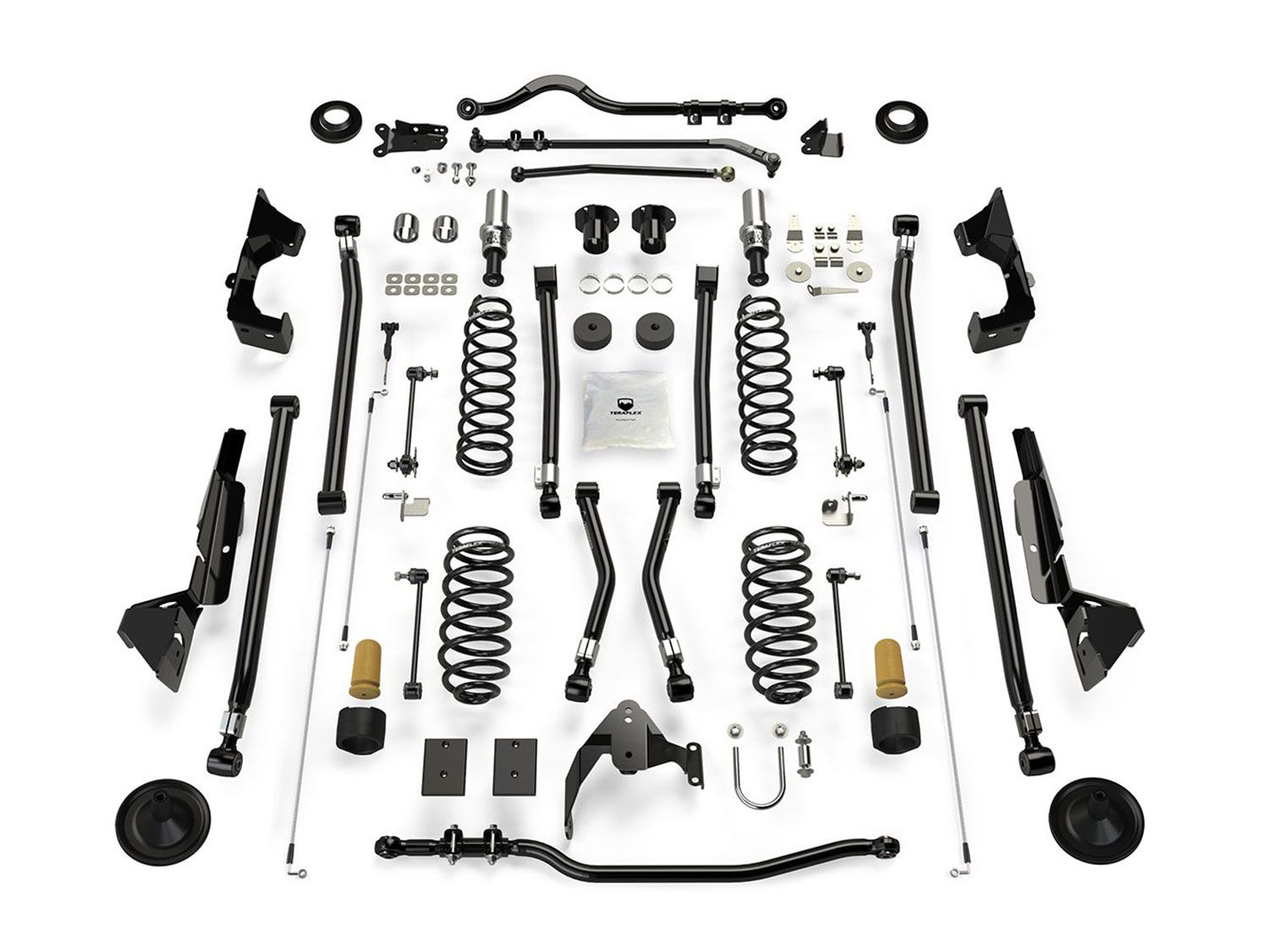 6" 2007-2018 Jeep Wrangler JK (4-door) 4WD Alpine CT6 Long Arm Suspension Lift Kit by Teraflex