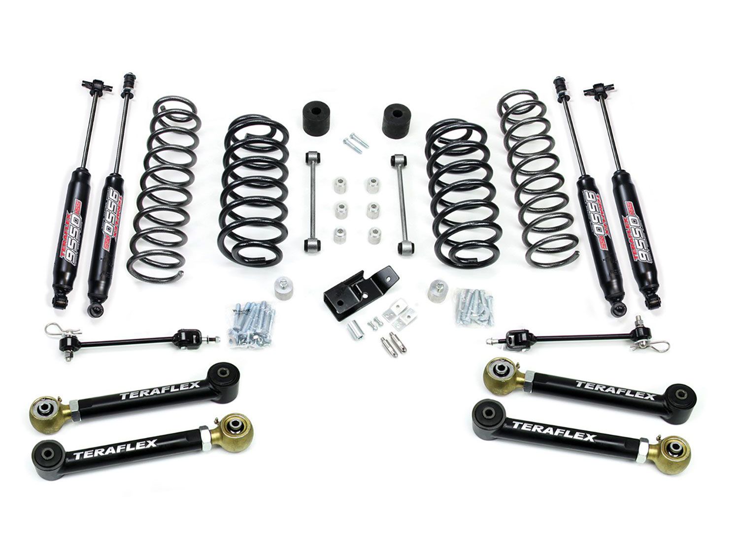 4" 1997-2006 Jeep Wrangler TJ Suspension Lift Kit (w/4 Short Control Arms) by Teraflex