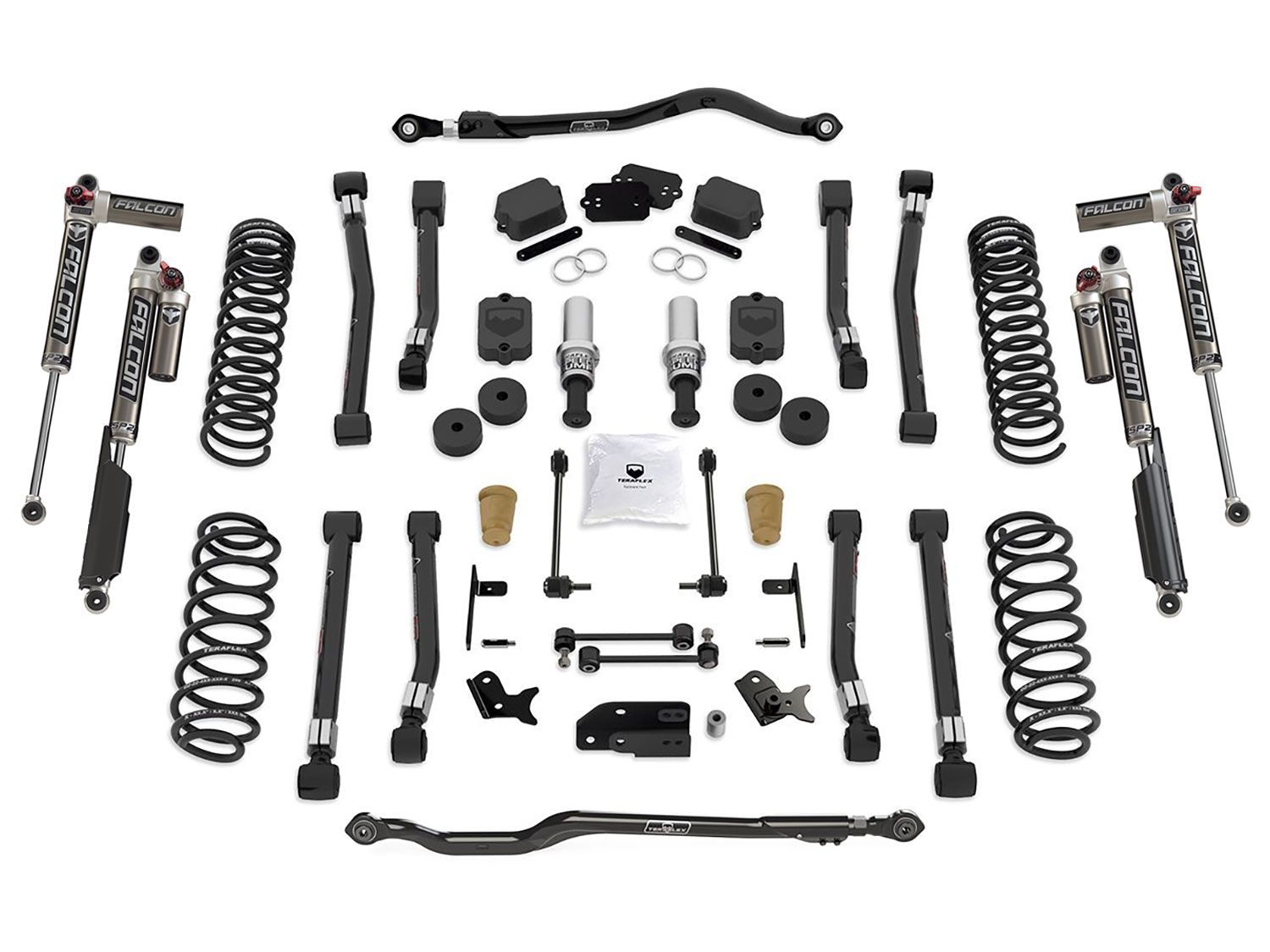 3.5" 2020-2023 Jeep Gladiator JT 4WD Alpine RT3 Long Arm Extended Travel Suspension Lift Kit by Teraflex