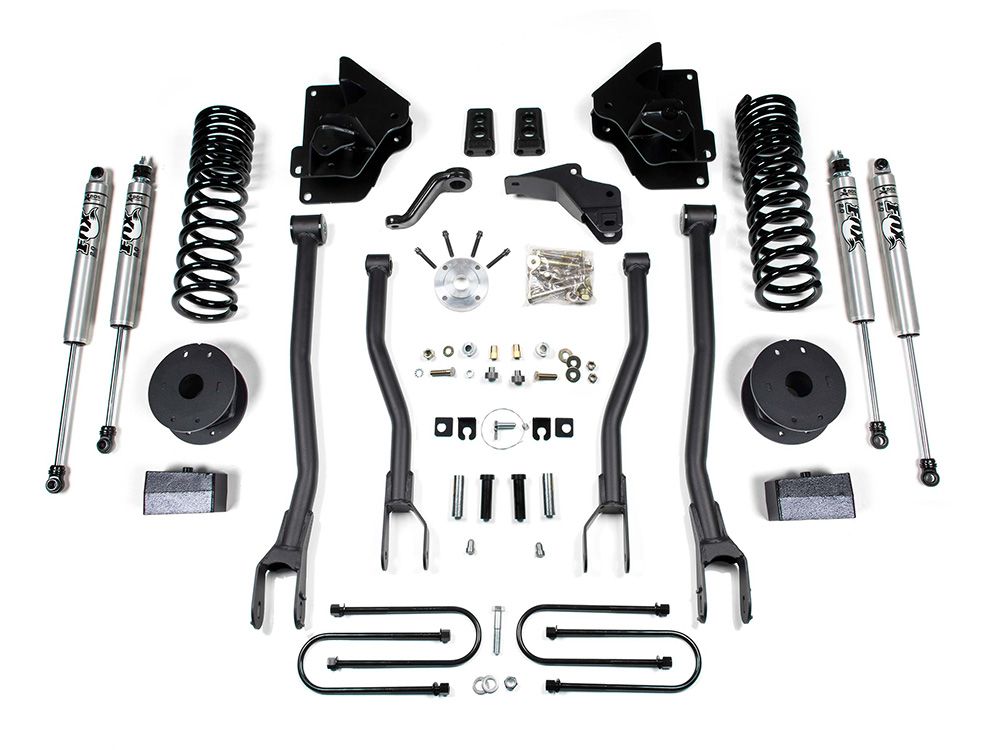 4" 2013-2018 Dodge Ram 3500 (w/Rear Air-Ride) 4WD 4-Link Lift Kit by BDS Suspension