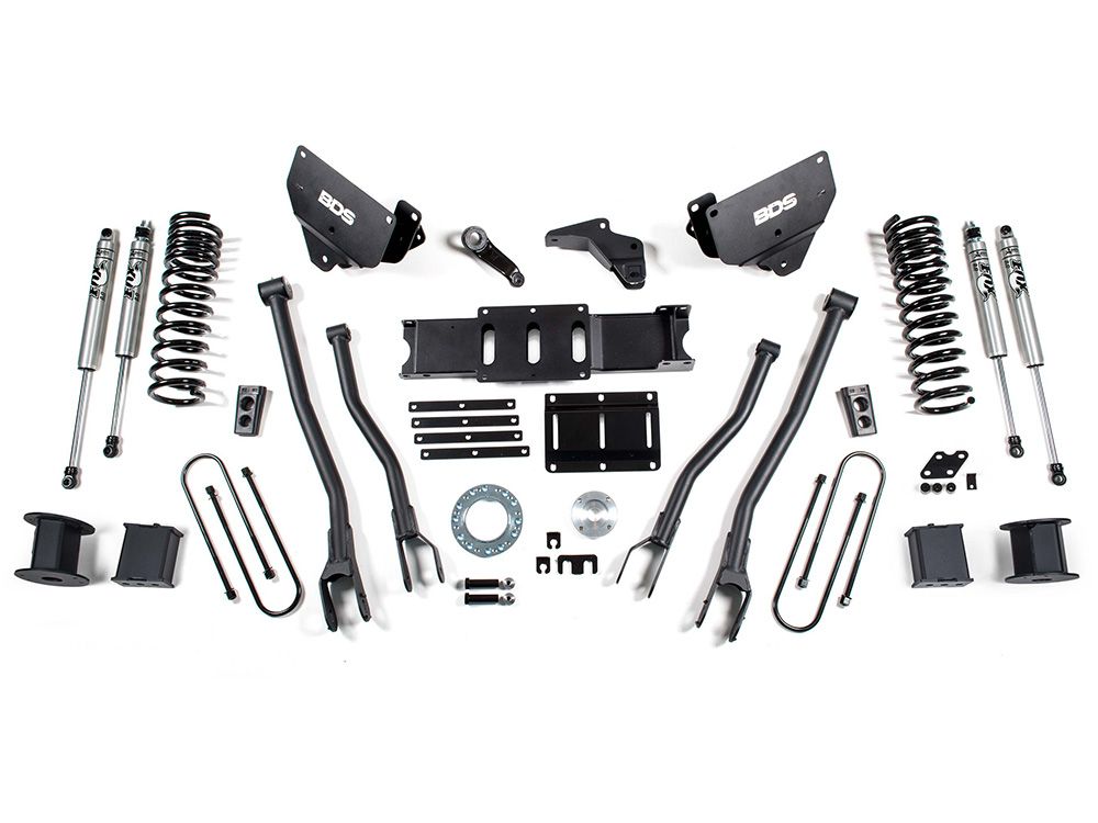 5.5" 2013-2018 Dodge Ram 3500 Gas Engine (w/Rear Air-Ride) 4WD 4-Link Lift Kit by BDS Suspension