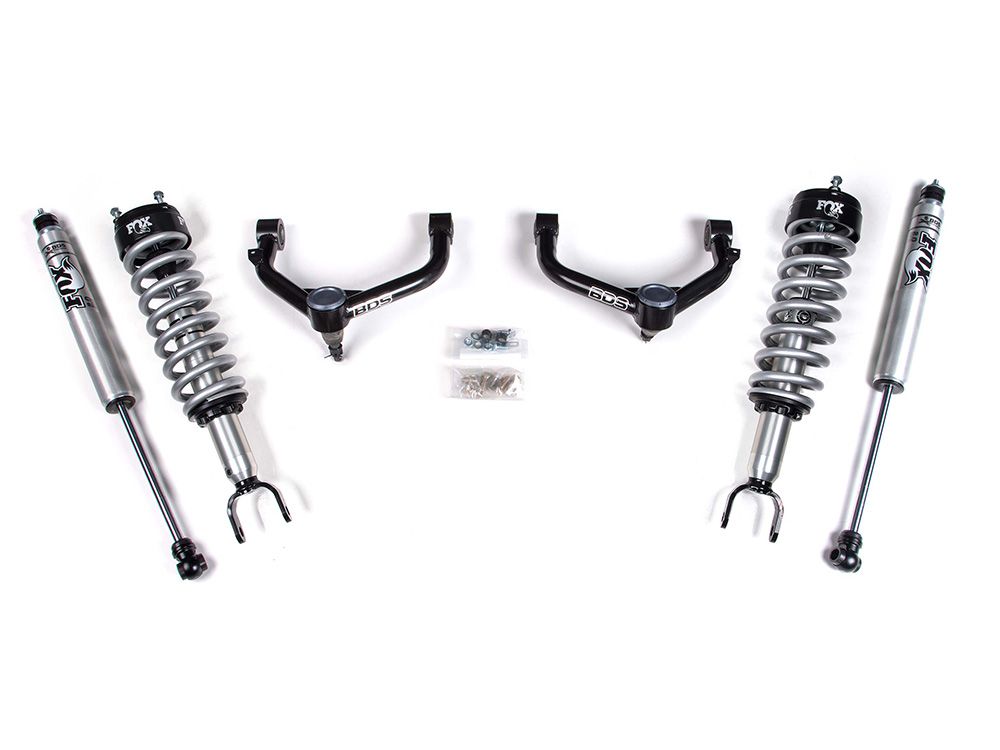 2" 2019-2024 Dodge Ram 1500 & Rebel 4wd (w/o factory air ride) Fox Coilover Lift Kit by BDS Suspension