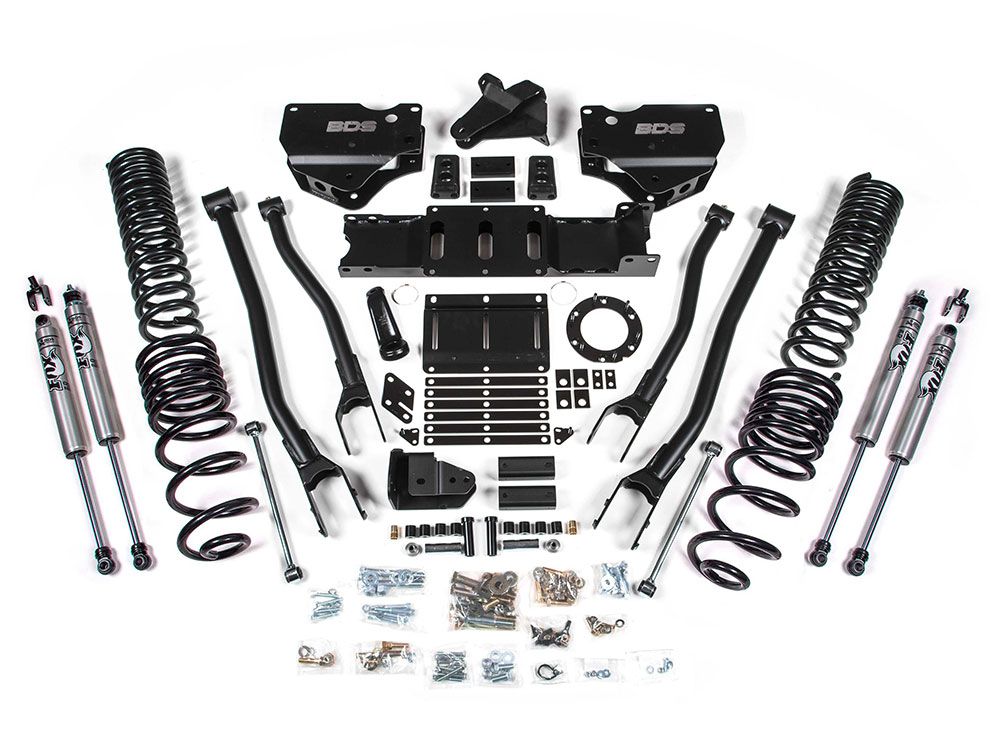 4" 2019-2023 Dodge Ram 2500 (w/Diesel Engine) 4WD 4-Link Lift Kit by BDS Suspension