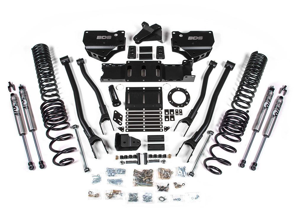 4" 2019-2024 Dodge Ram 2500 (w/Diesel Engine) 4WD 4-Link Lift Kit by BDS Suspension