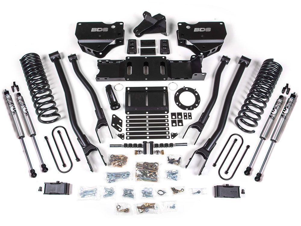 4" 2019-2022 Dodge Ram 3500 4WD (w/gas engine) 4-Link Lift Kit by BDS Suspension
