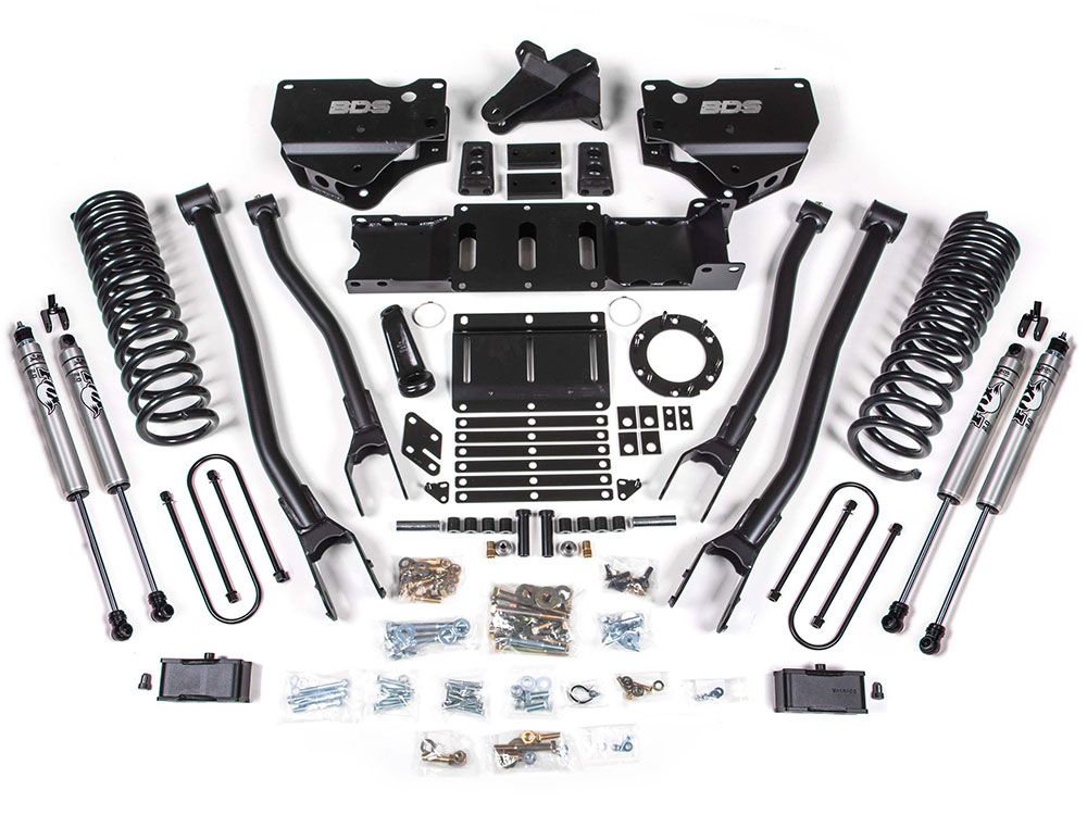 4" 2019-2024 Dodge Ram 3500 (w/Diesel engine) 4WD 4-Link Lift Kit by BDS Suspension