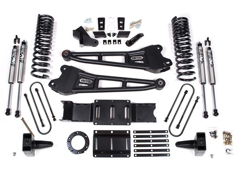 5.5" 2019-2024 Dodge Ram 3500 4WD (Gas Models) Radius Arm Lift Kit by BDS Suspension