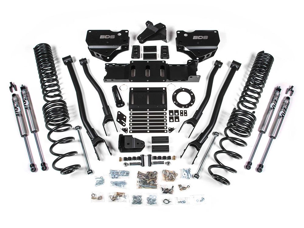 5.5" 2019-2024 Dodge Ram 2500 (w/Gas Engine) 4WD 4-Link Lift Kit by BDS Suspension