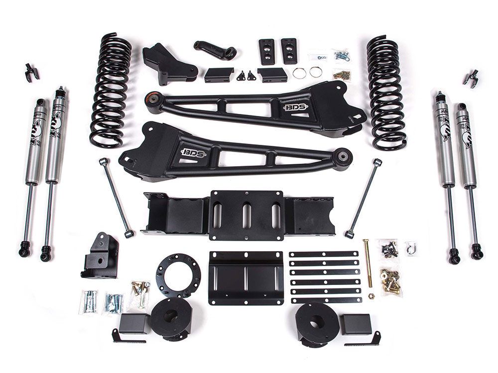6" 2019-2024 Dodge Ram 2500 (w/Diesel Engine & Factory Rear Air-Ride) 4WD Radius Arm Lift Kit by BDS Suspension