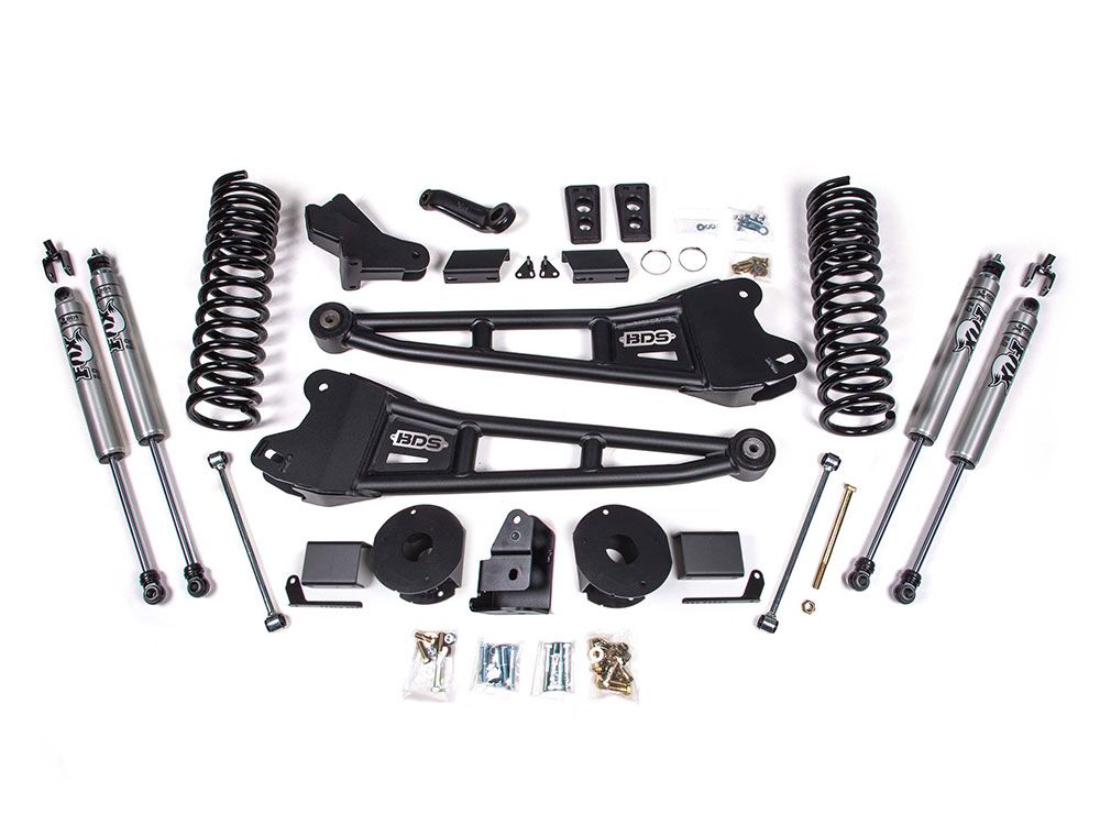 4" 2014-2018 Dodge Ram 2500 4WD (w/factory air ride) Radius Arm Lift Kit by BDS Suspension
