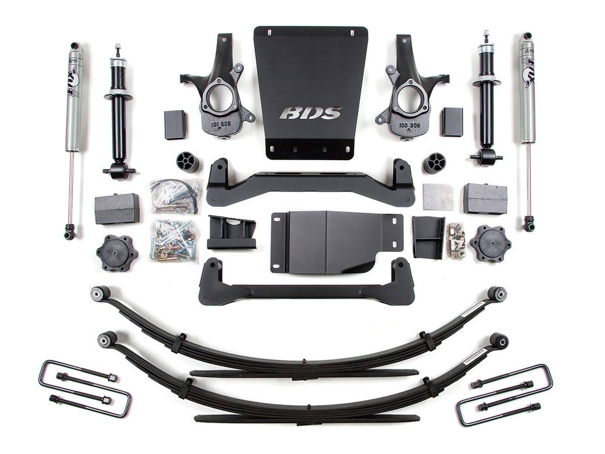 4" 2007-2013 Chevy Silverado 1500 4WD High Clearance Lift Kit by BDS Suspension