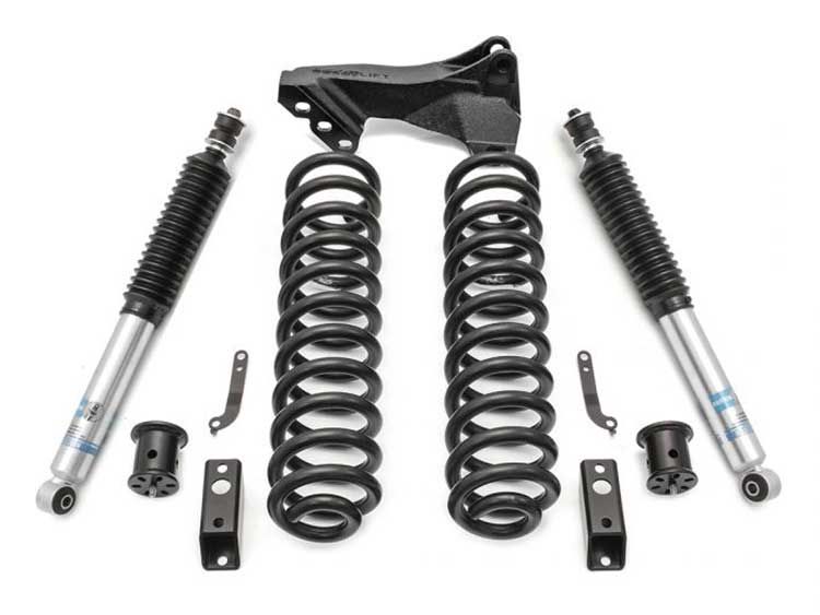 2.5" 2017-2021 Ford F250/F350 Super Duty 4WD (w/diesel engine) Front Coil Spring Leveling Kit (w/Front Bilstein 5100 Shocks) by ReadyLift