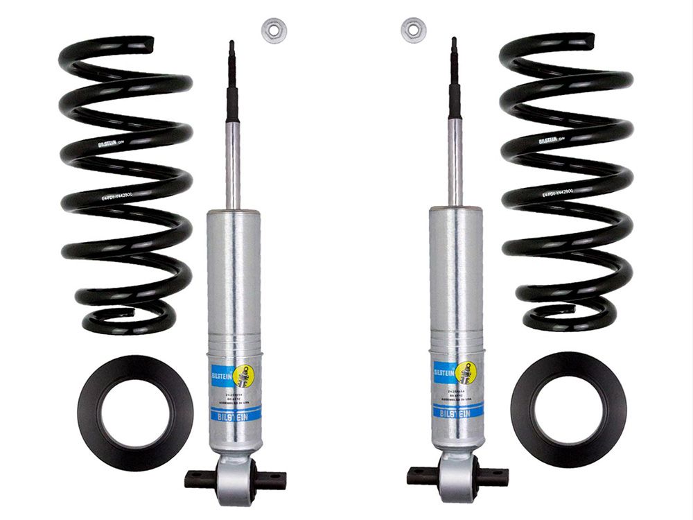 Tahoe 2015-2020 Chevy - Bilstein FRONT 6112 Series Coil-Over Kit (Adjustable Height 0"- 1.85" Front Lift)