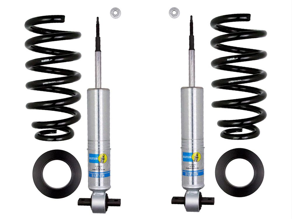 Yukon 2015-2020 GMC - Bilstein FRONT 6112 Series Coil-Over Kit (Adjustable Height 0"- 1.85" Front Lift)