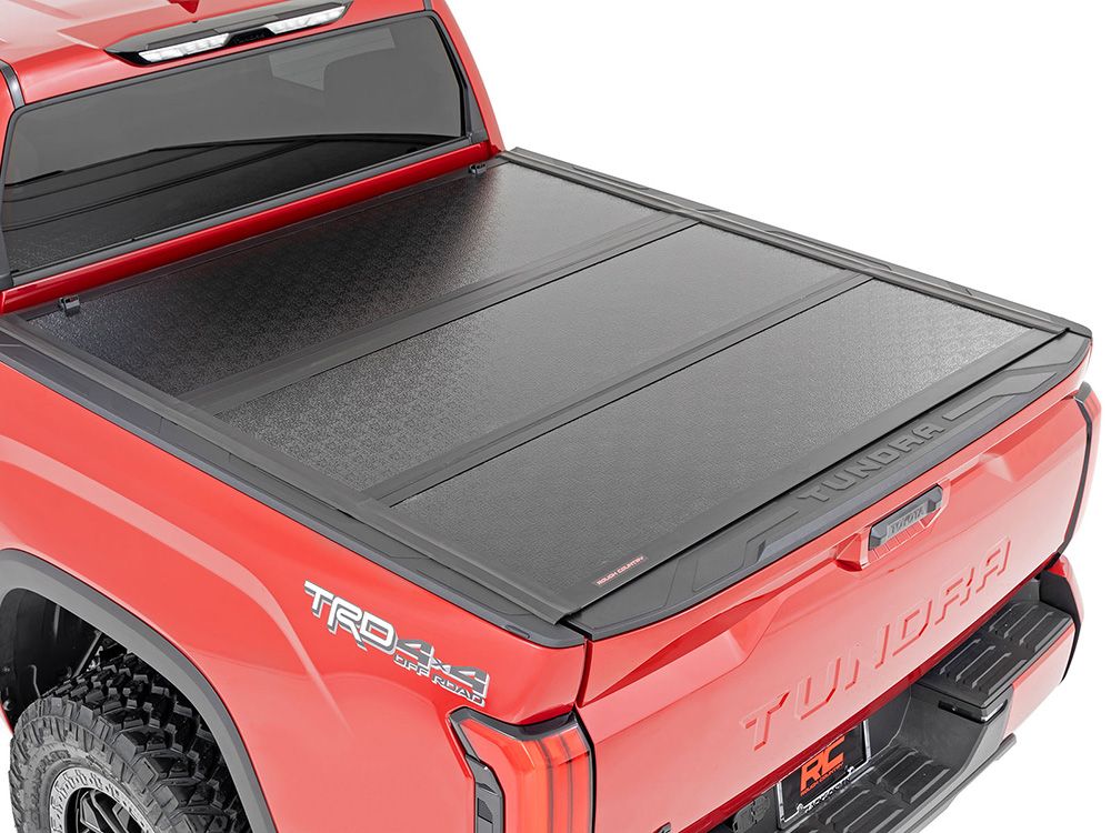 2022-2023 Toyota Tundra 4WD (with 5' 6" bed) Hard Low Profile Tonneau Cover by Rough Country