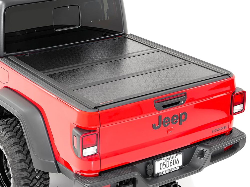 2020-2023 Jeep Gladiator 4wd (with 5' bed) Hard Low Profile Tonneau Cover by Rough Country