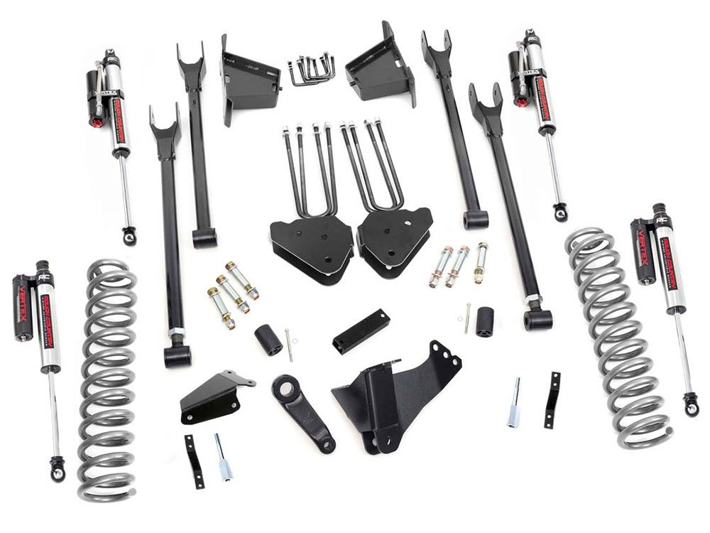 8" 2005-2007 Ford F250/F350 Diesel 4WD 4-Link Lift Kit by Rough Country