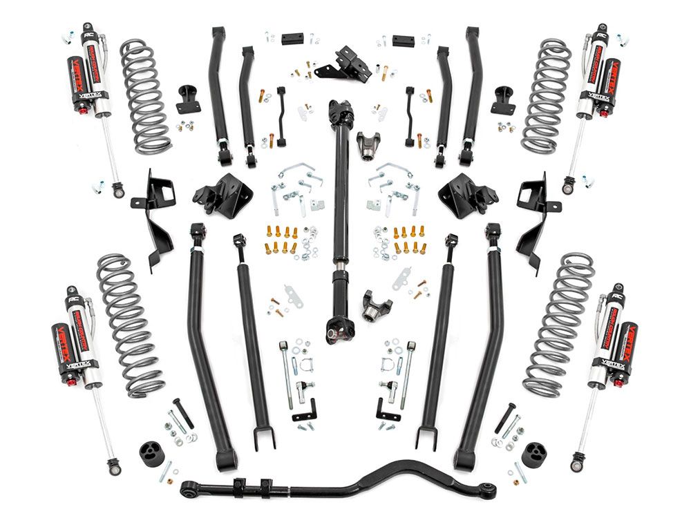 4" 2018-2023 Jeep Wrangler JL (4-door) 4WD Long Arm Lift Kit by Rough Country