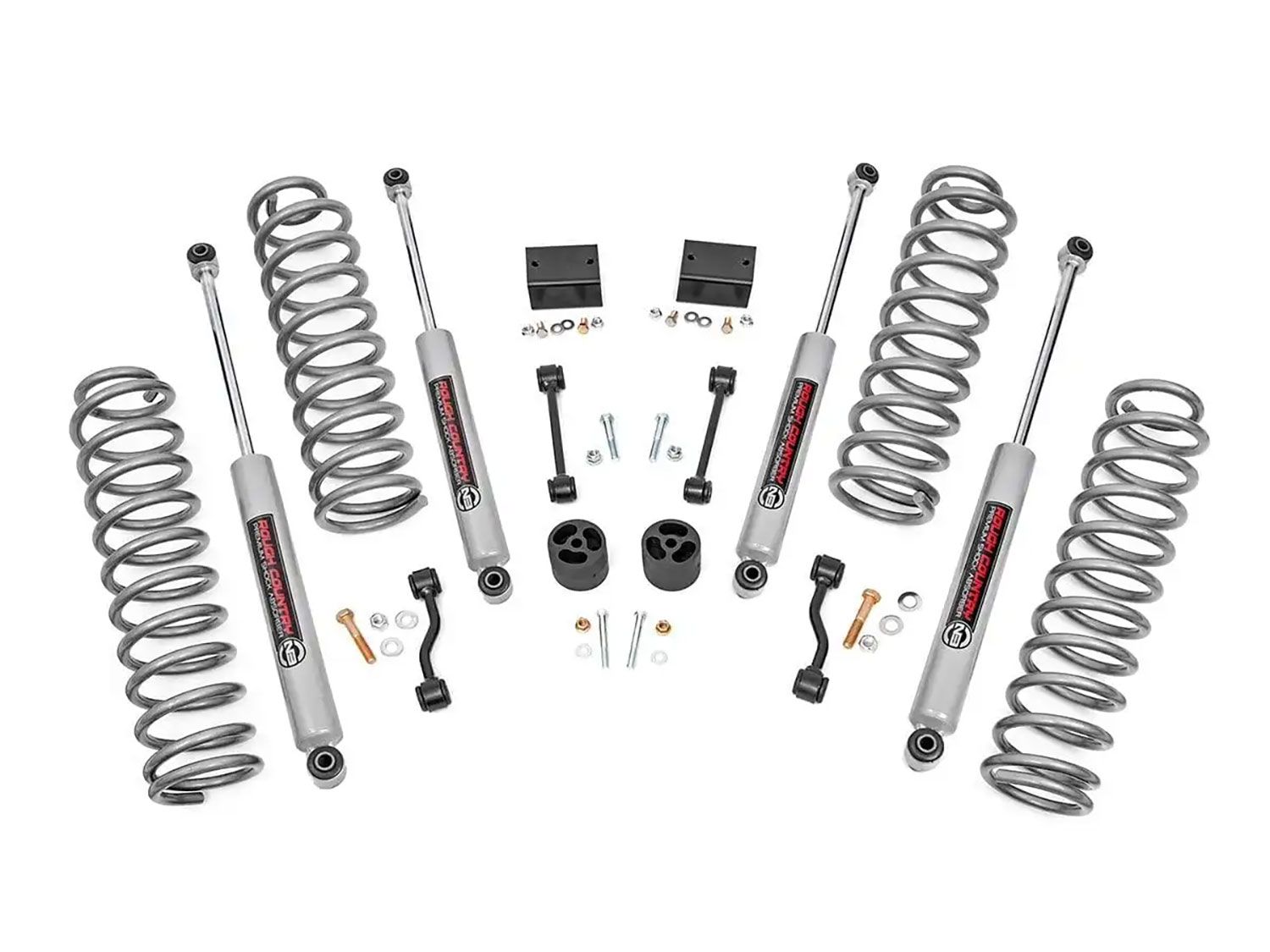 2.5" 2024 Jeep Wrangler JL (4-door Models) 4WD Lift Kit by Rough Country