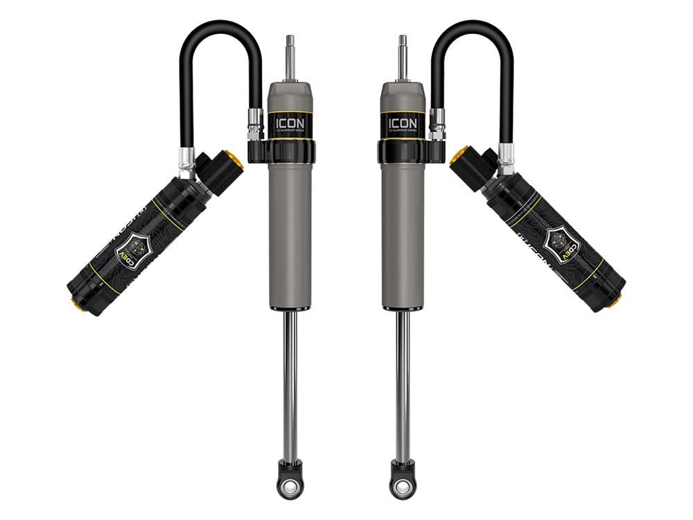 F250/F350 2017-2022 Ford 4wd - Icon FRONT 2.5 CDEV Remote Resi Shocks (fits with 7" Front Lift) - Pair