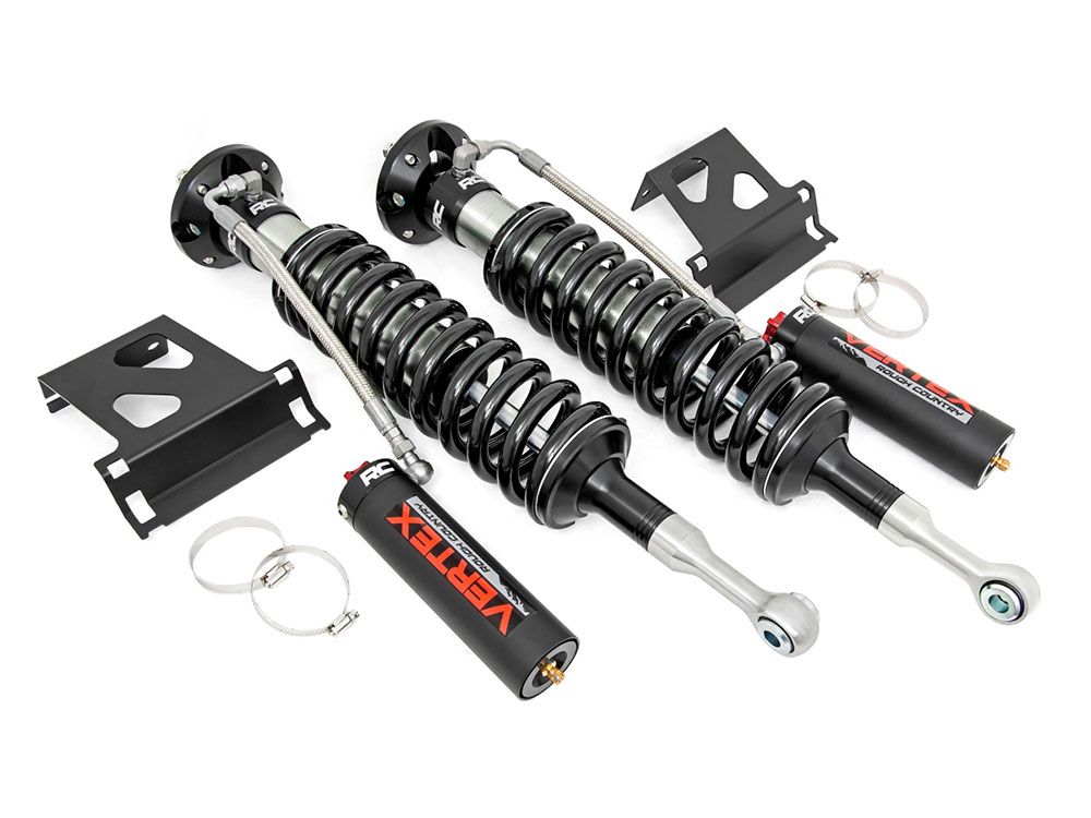 2007-2021 Toyota Tundra 4wd Adjustable Vertex Coilovers (fits with 3.5" lift) by Rough Country