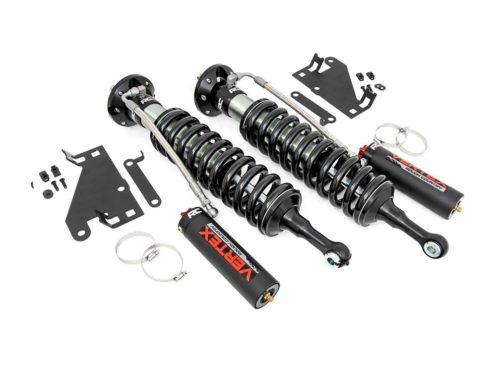 2022-2024 Toyota Tundra 4wd Adjustable Vertex Coilovers (2" front lift) by Rough Country