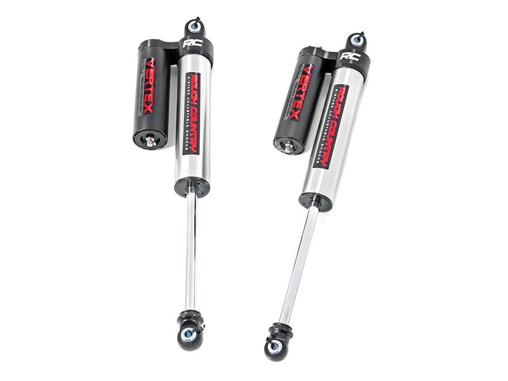 Silverado 1500 2007-2023 Chevy 2wd/4wd Rough Country Adjustable Vertex Series Rear Shocks (fits w/ 5-7.5" Rear Lift)