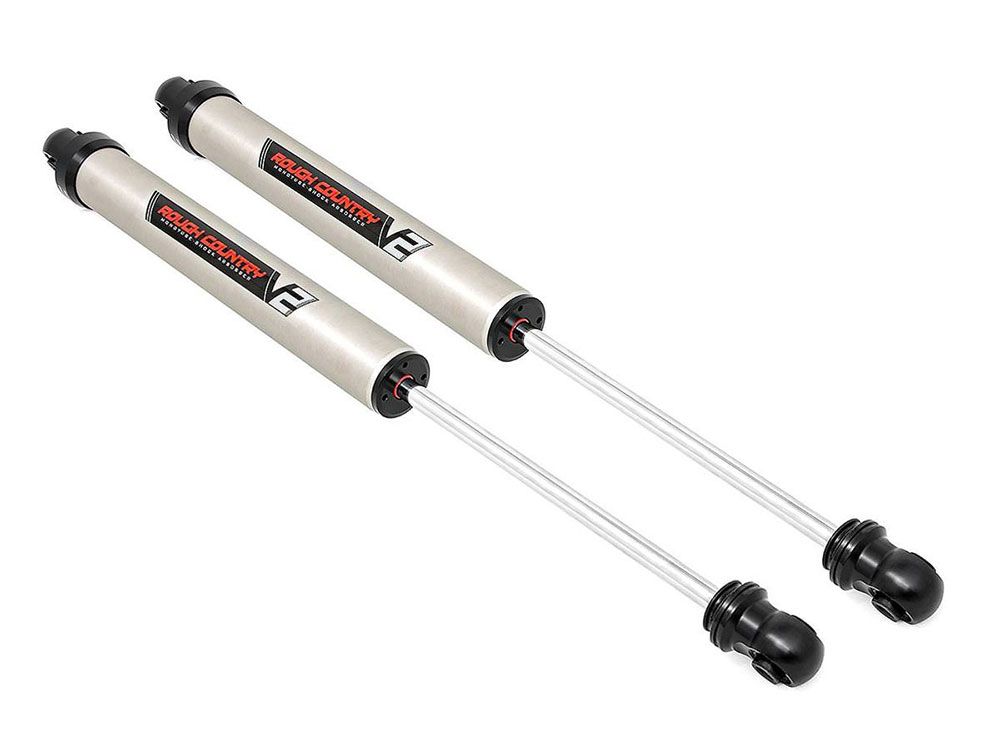 Escalade 2002-2006 Cadillac 2wd/4wd Rough Country V2 Monotube Series Rear Shocks (fits w/3-3.5" Rear Lift)