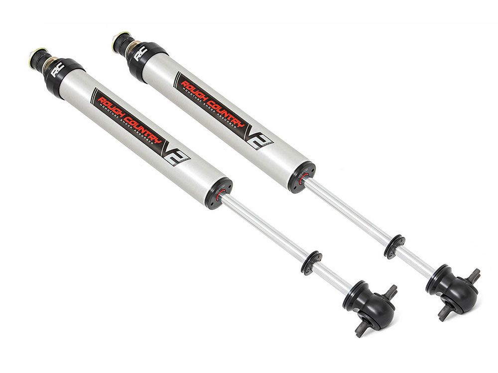 Grand Cherokee 1993-2004 Jeep 2wd/4wd Rough Country V2 Monotube Series Front Shocks (fits w/3.5-4" Front Lift)