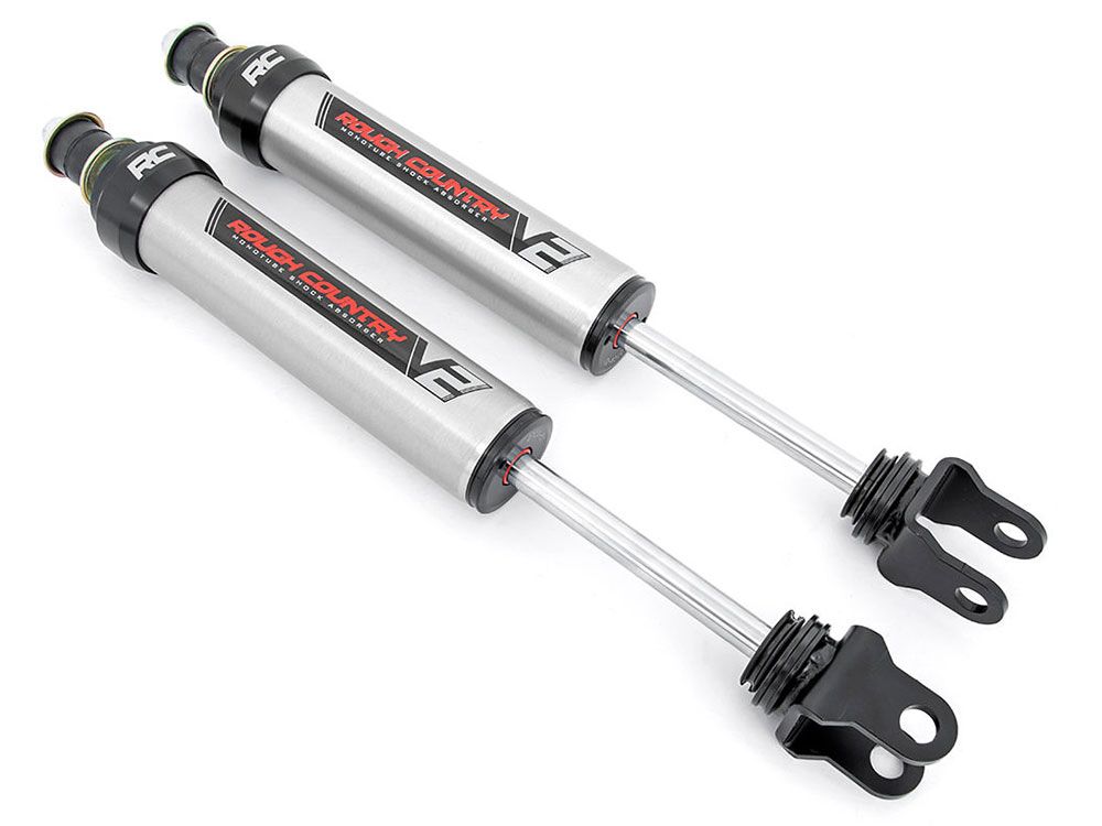 Escalade 2002-2006 Cadillac 2wd/4wd Rough Country V2 Monotube Series Front Shocks (fits w/ 0-3" Front Lift)