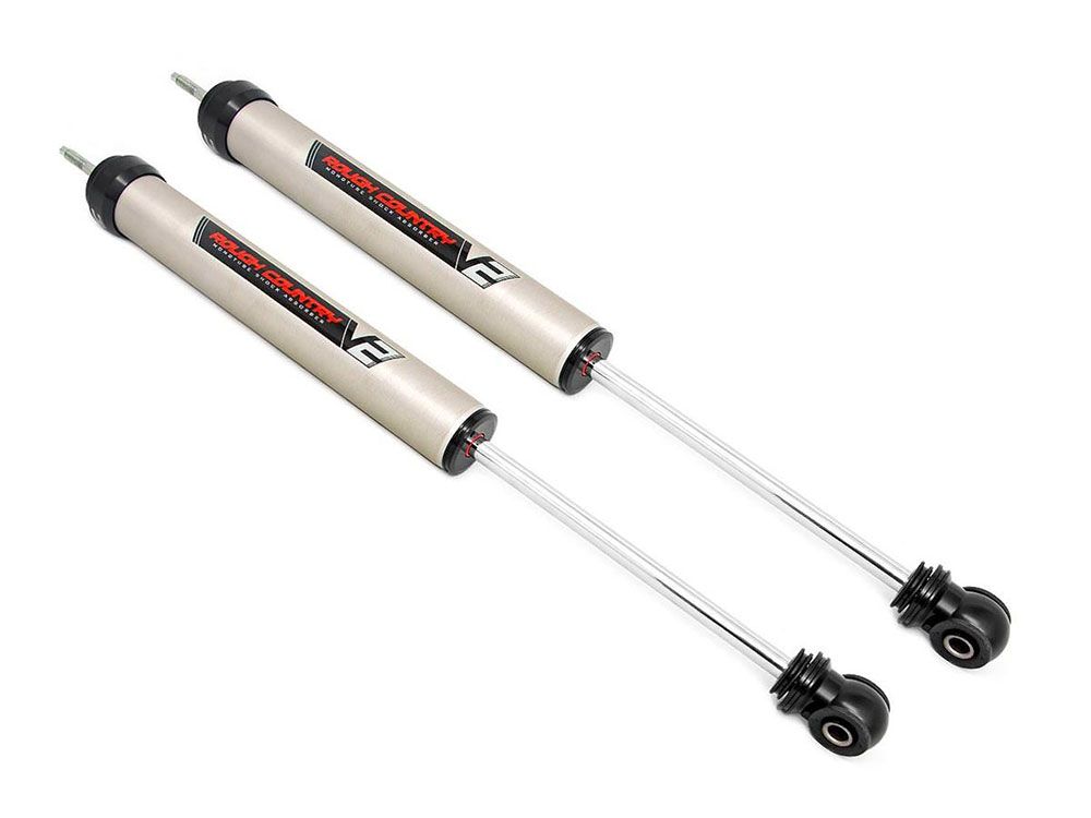 Silverado 2500HD 2001-2010 Chevy 2wd/4wd Rough Country V2 Monotube Series Front Shocks (fits w/ 0-4" Front Lift)