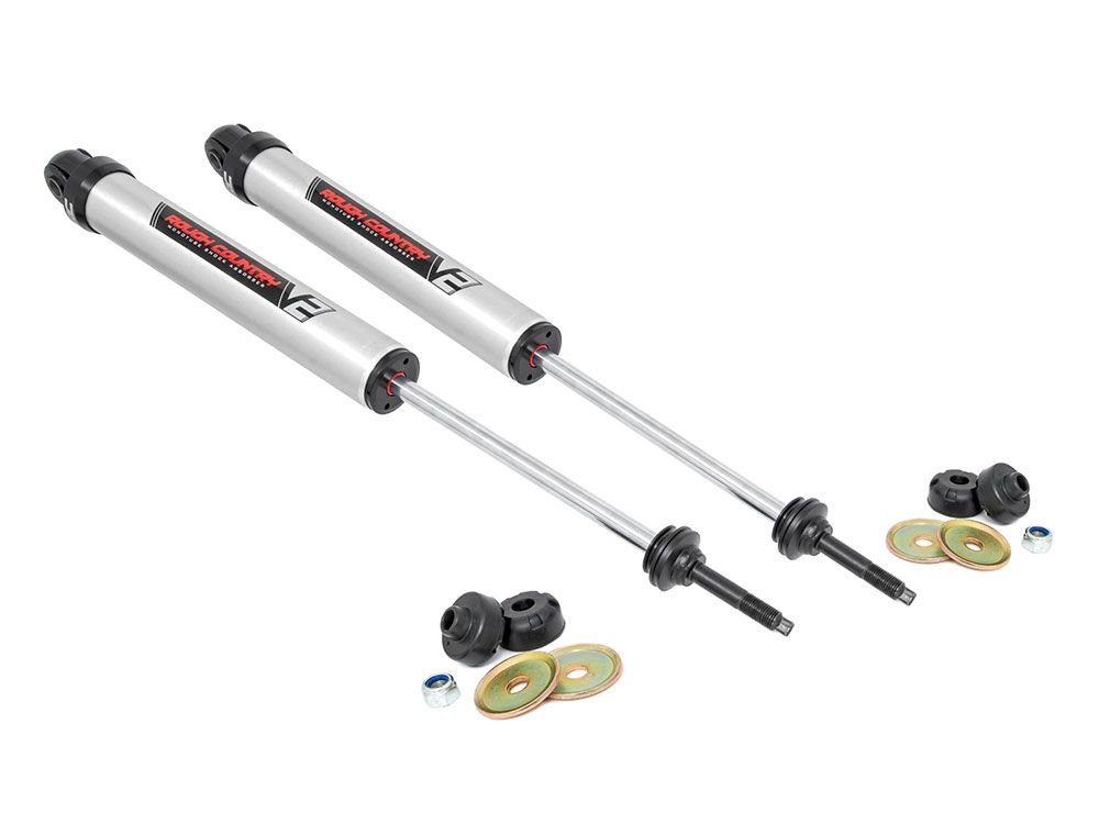 Ram 2500 2003-2013 Dodge 4wd Rough Country V2 Monotube Series Front Shocks (fits w/5" Front Lift)