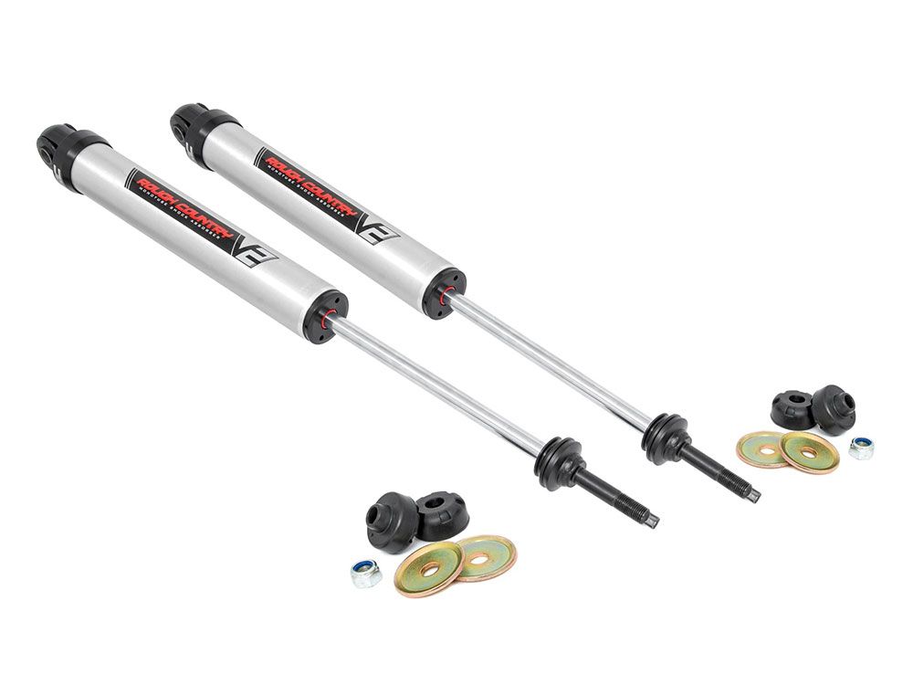 Ram 3500 2003-2023 Dodge 4wd Rough Country V2 Monotube Series Front Shocks (fits w/5" Front Lift)