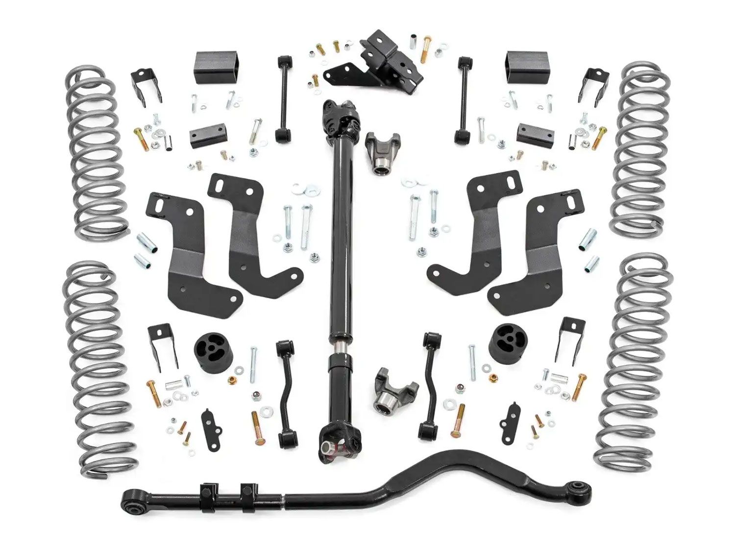 3.5" 2024 Jeep Wrangler JL Rubicon 392 (4-door Models) 4WD Control Arm Drop Lift Kit by Rough Country