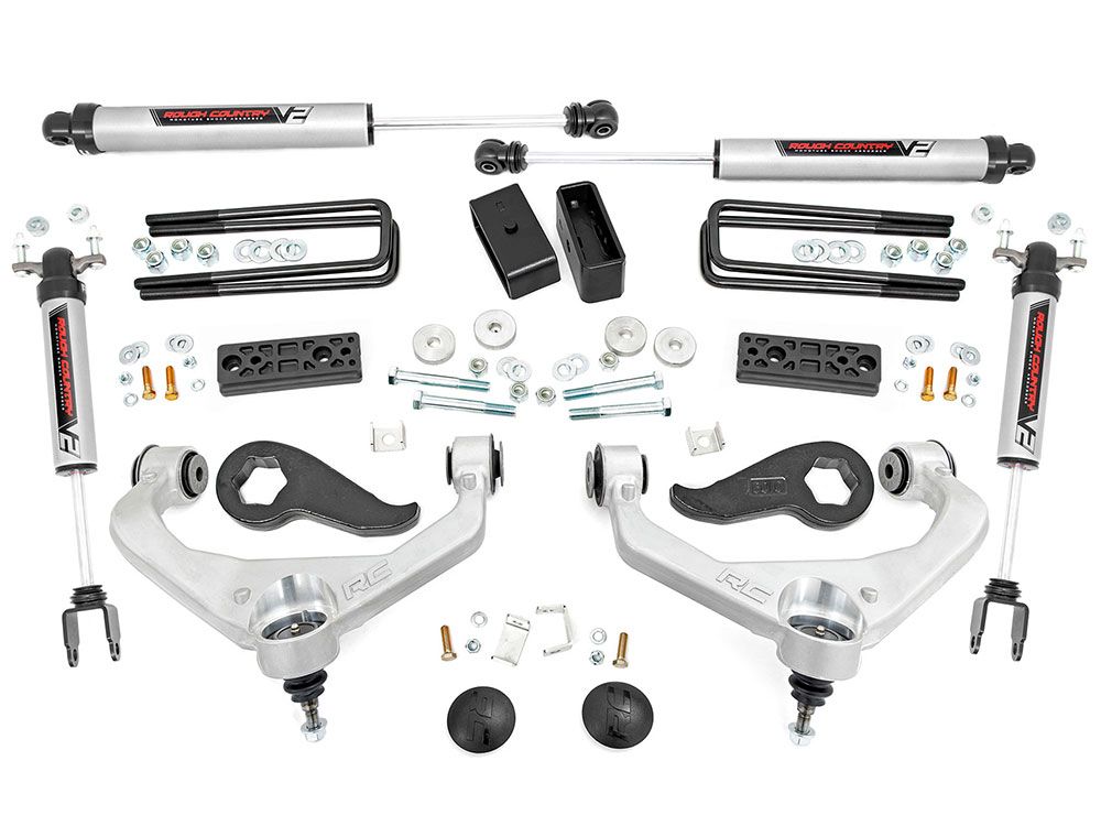 3" 2020-2024 Chevy Silverado 3500HD Dually 4WD & 2WD Lift Kit by Rough Country