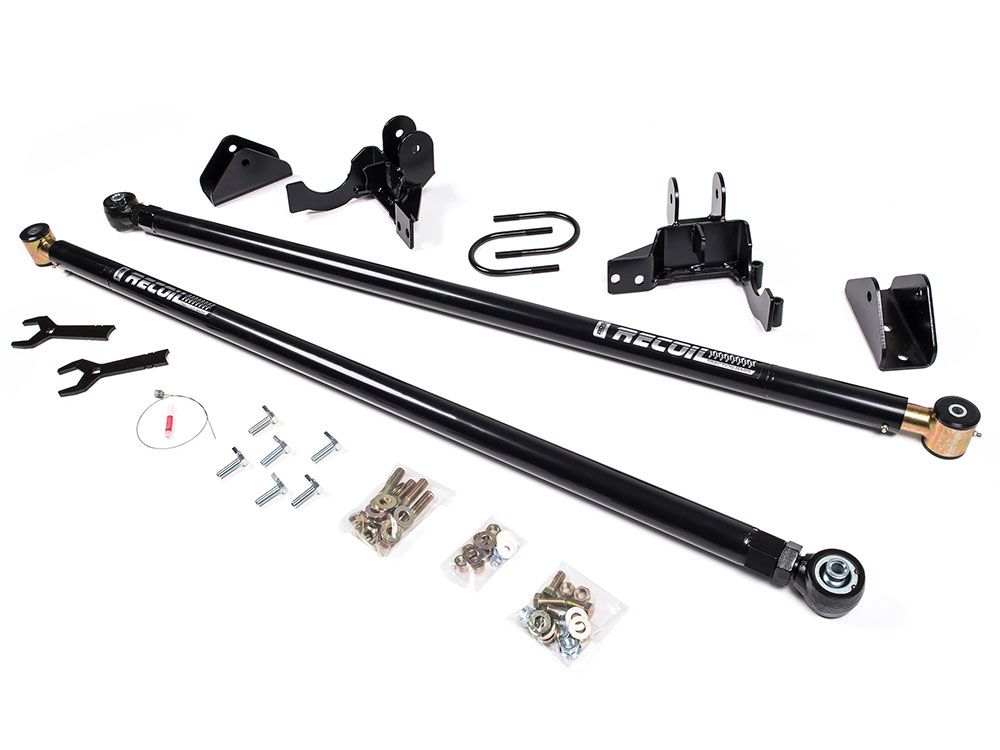 F250/F350 1999-2016 Ford  4WD (w/ 0-6" Lift) - Rear Recoil Traction Bar System by BDS Suspension