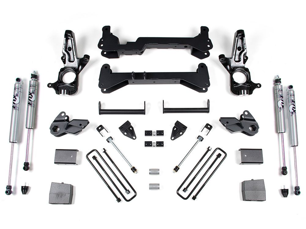 7" 2001-2010 Chevy Silverado 2500HD/3500 2WD High Clearance Lift Kit by BDS Suspension