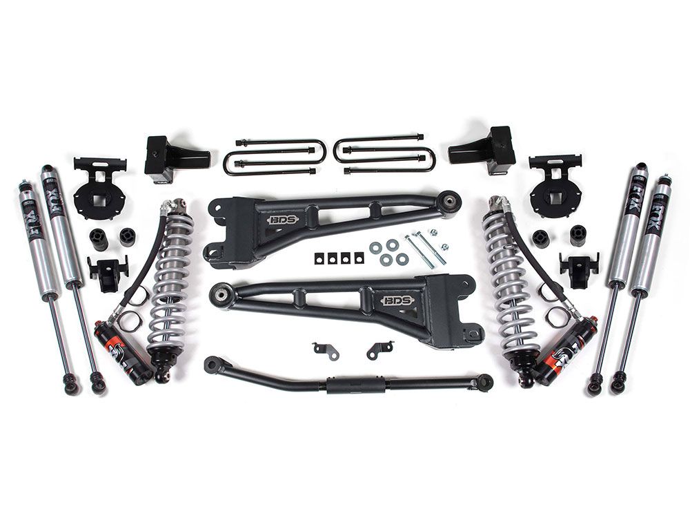 2.5" 2011-2016 Ford F250 / F350 4WD (w/diesel engine) Fox Performance Elite CoilOver Radius Arm Lift Kit by BDS Suspension