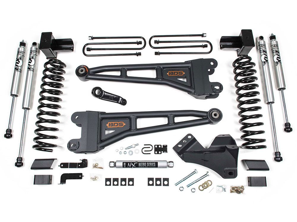 4" 2020-2022 Ford F250/F350 4WD Radius Arm Lift Kit by BDS Suspension