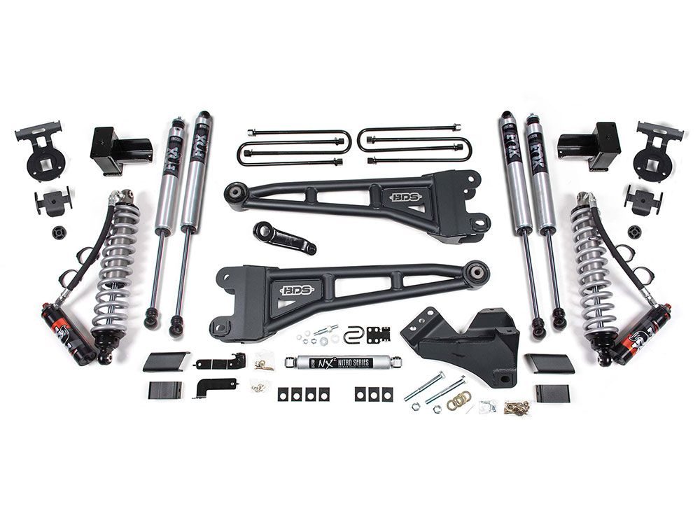 5" 2020-2022 Ford F250/F350 4WD (w/diesel engine) Fox CoilOver Performance Elite Radius Arm Lift Kit by BDS Suspension