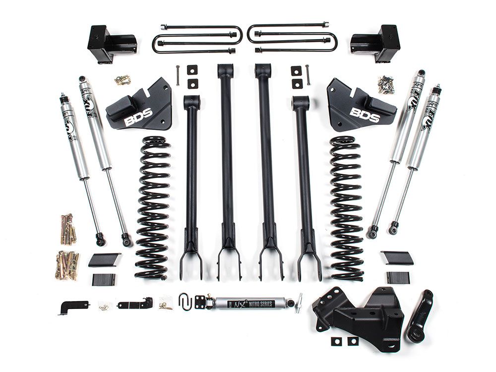 4" 2020-2022 Ford F250/F350 4WD 4-Link Arm Lift Kit by BDS Suspension