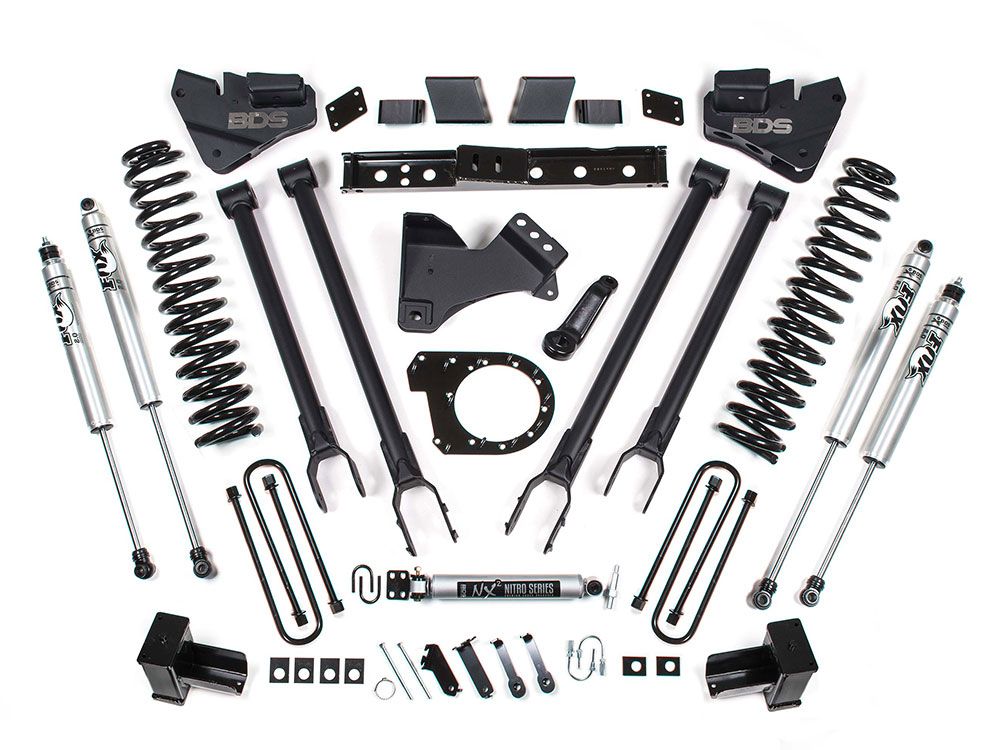 7" 2020-2022 Ford F250 / F350 Super Duty 4WD (w/Diesel engine) 4-Link Lift Kit by BDS Suspension
