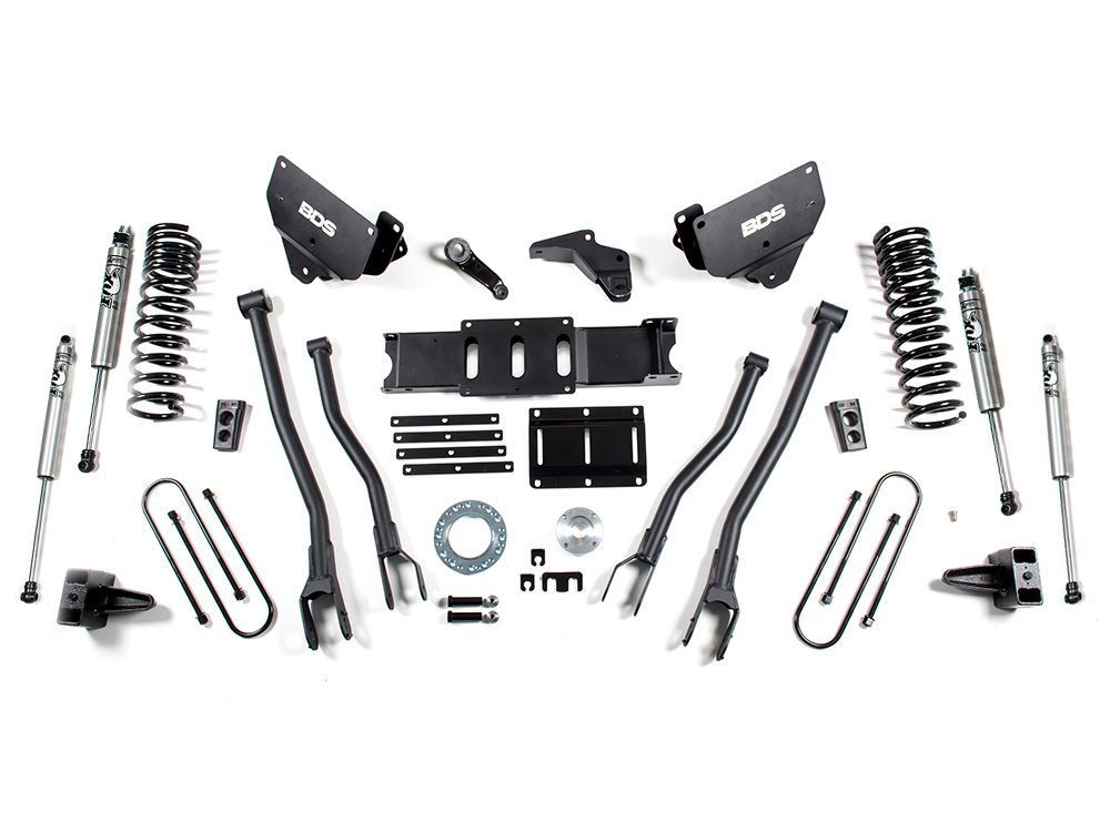 6" 2013-2018 Dodge Ram 3500 4WD (w/diesel engine) 4-Link Lift Kit by BDS Suspension