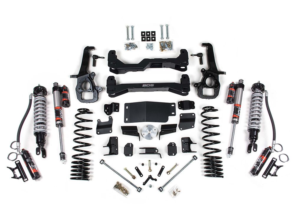 6" 2019-2024 Dodge Ram 1500 (w/o factory air ride) 4wd Fox Performance Elite Coilover Lift Kit by BDS Suspension