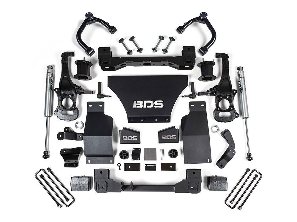 4" 2019-2023 Chevy Silverado 1500 4WD (w/gas engine) Lift Kit by BDS Suspension