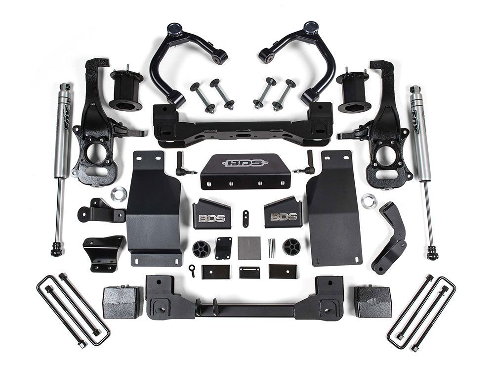 6" 2019-2024 Chevy Silverado 1500 4WD (w/gas engine) Lift Kit by BDS Suspension