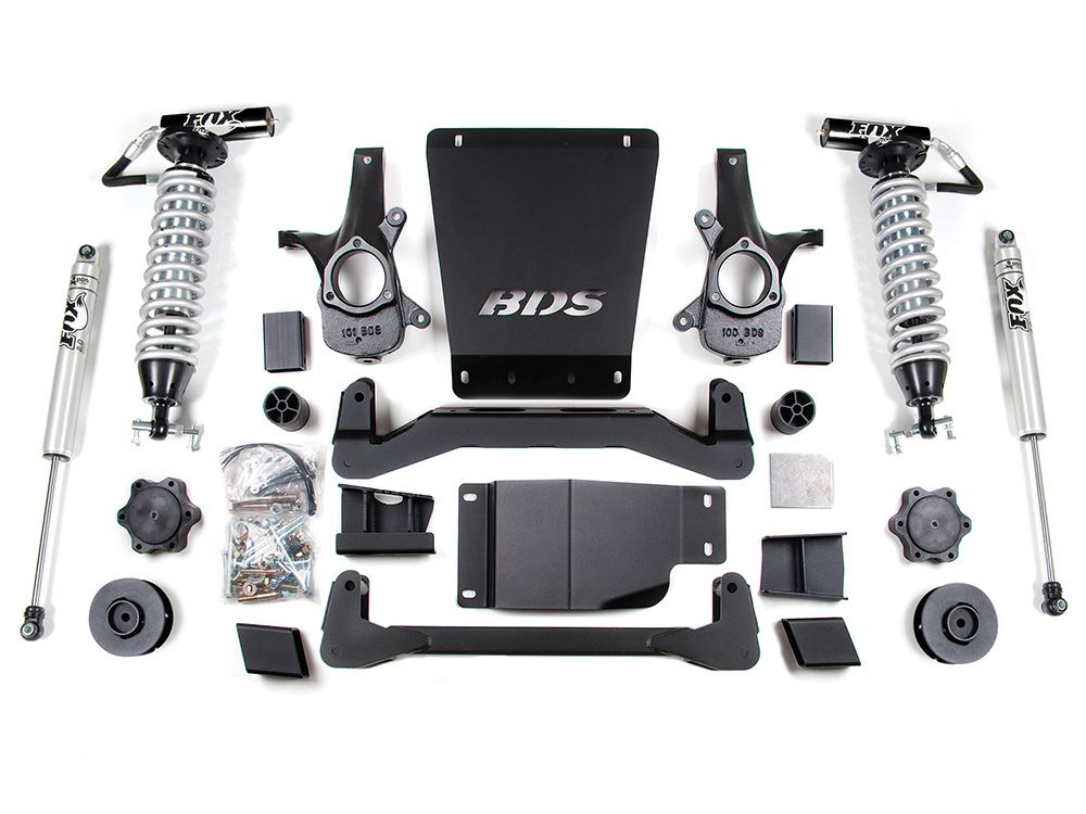 4" 2007-2013 Chevy Avalanche 1500 4WD - Fox DSC CoilOver Lift Kit by BDS Suspension