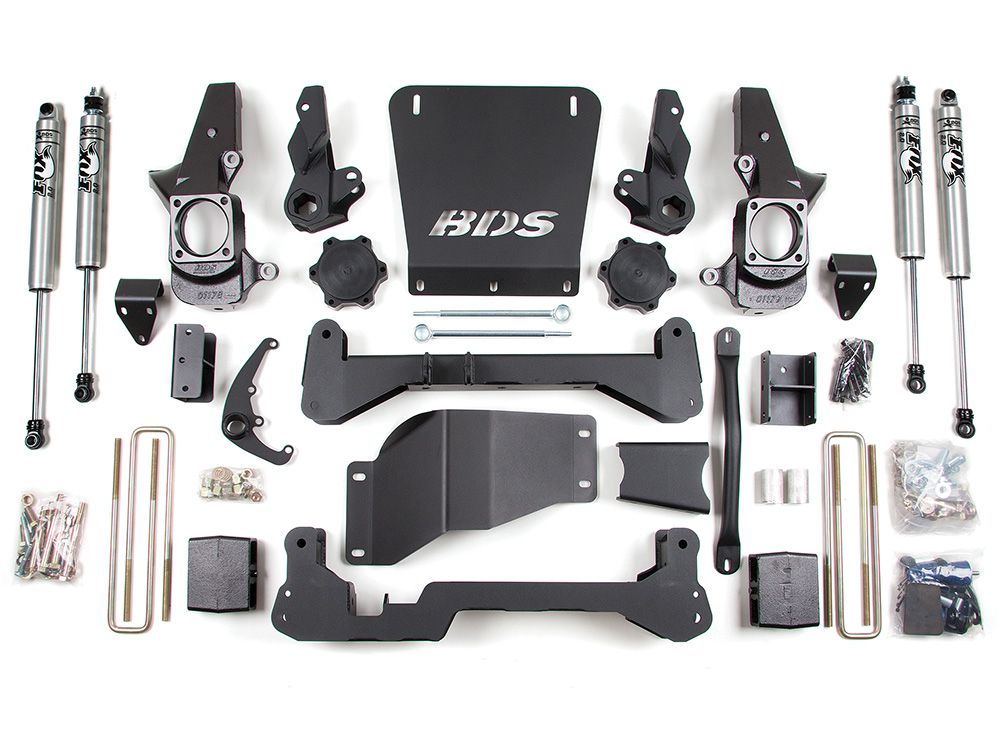 7" 2001-2006 GMC Sierra 1500HD 4WD High Clearance Lift Kit by BDS Suspension