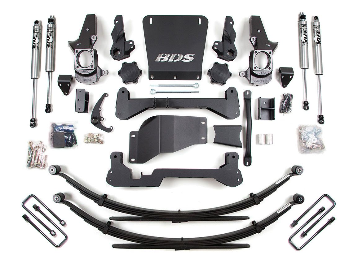 7" 2001-2010 Chevy Silverado 2500HD 4WD High Clearance Lift Kit by BDS Suspension