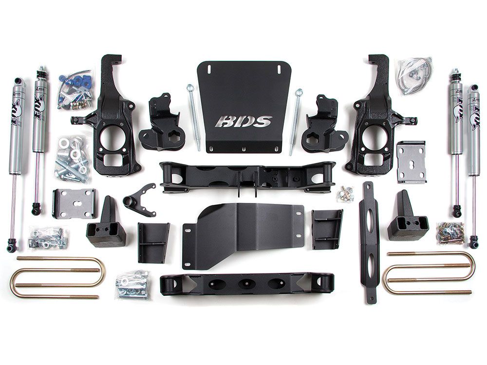 6.5" 2011-2019 Chevy Silverado 2500HD/3500HD 4WD & 2WD Lift Kit by BDS Suspension